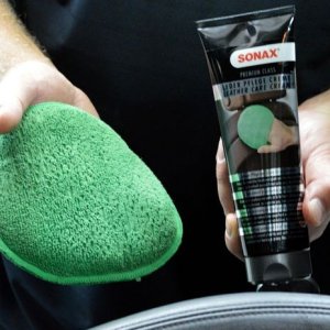 SONAX Leather Cleaner and SONAX Leather Care Cream