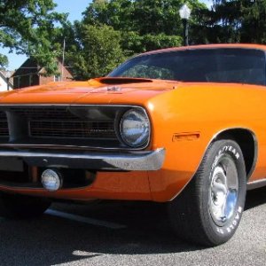 Bad Ass Cuda getting coated with Gtechniq Crystal Serum