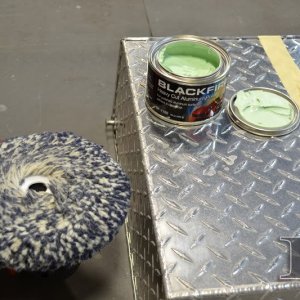 how to polish aluminum diamond plate