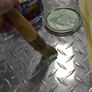 how to polish aluminum diamond plate