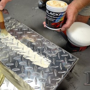 how to polish aluminum diamond plate