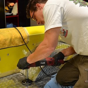 how to polish aluminum diamond plate