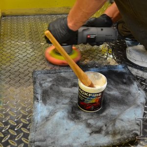 how to polish aluminum diamond plate