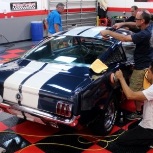 1965 Mustang Fastback detailed at Autogeek Mike Phillips