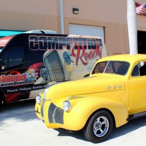 1940 Pontiac 5-Window Coupe Streetrod detailed by Mike Phillips