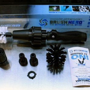 Brush Hero Water Powered Wheel Cleaning Brush