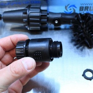 Brush Hero Water Powered Wheel Cleaning Brush