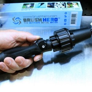 Brush Hero Water Powered Wheel Cleaning Brush