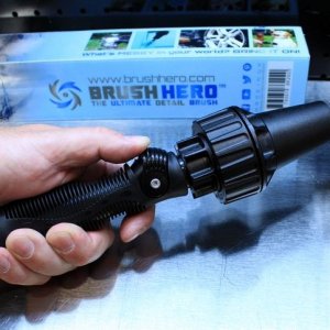 Brush Hero Water Powered Wheel Cleaning Brush