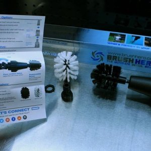 Brush Hero Water Powered Wheel Cleaning Brush