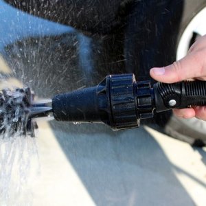 Brush Hero Water Powered Wheel Cleaning Brush