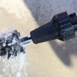 Brush Hero Water Powered Wheel Cleaning Brush