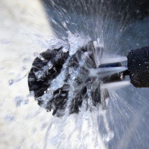 Brush Hero Water Powered Wheel Cleaning Brush
