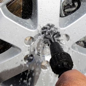 Brush Hero Water Powered Wheel Cleaning Brush