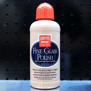 Griots Fine Glass Polish Removing water spots Mike Phillips