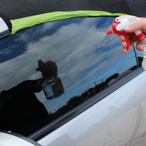 Griots Fine Glass Polish Removing water spots Mike Phillips