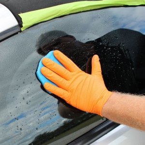 Griots Fine Glass Polish Removing water spots Mike Phillips
