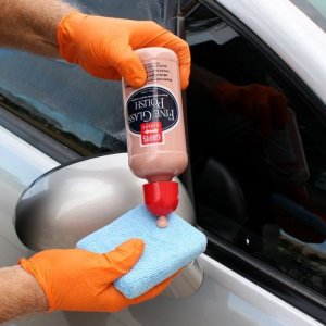 Griots Fine Glass Polish Removing water spots Mike Phillips