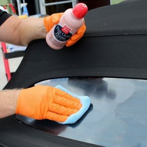 Griots Fine Glass Polish Removing water spots Mike Phillips