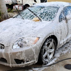 Griots Fine Glass Polish Removing water spots Mike Phillips
