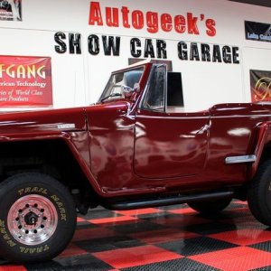 1948 Willys Jeepster Wetsanding Class at Autogeek with Mike Phillips