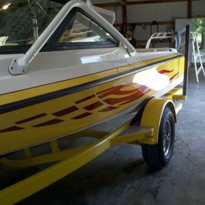 Slalom boat