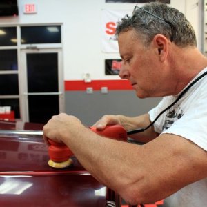 1948 Willys Jeepster Wetsanding Class at Autogeek with Mike Phillips