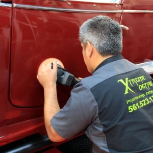 1948 Willys Jeepster Wetsanding Class at Autogeek with Mike Phillips