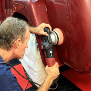 1948 Willys Jeepster Wetsanding Class at Autogeek with Mike Phillips