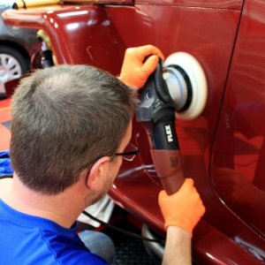 1948 Willys Jeepster Wetsanding Class at Autogeek with Mike Phillips