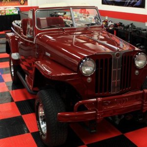1948 Willys Jeepster Wetsanding Class at Autogeek with Mike Phillips