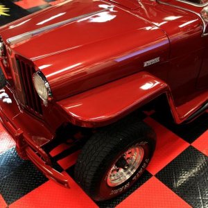 1948 Willys Jeepster Wetsanding Class at Autogeek with Mike Phillips