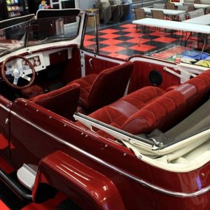 1948 Willys Jeepster Wetsanding Class at Autogeek with Mike Phillips