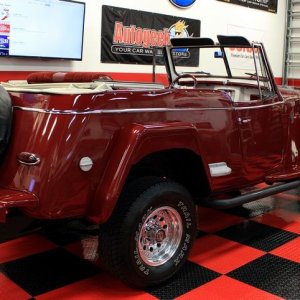 1948 Willys Jeepster Wetsanding Class at Autogeek with Mike Phillips