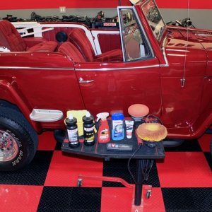 1948 Willys Jeepster Wetsanding Class at Autogeek with Mike Phillips
