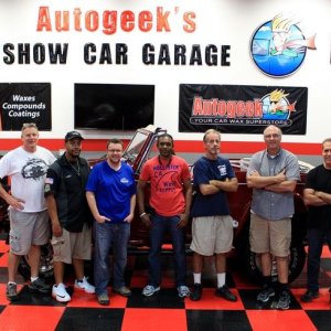 1948 Willys Jeepster Wetsanding Class at Autogeek with Mike Phillips