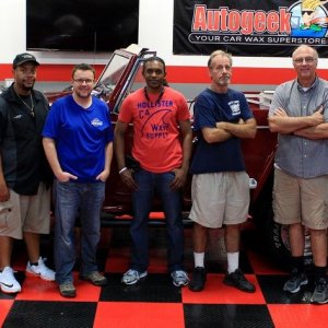 1948 Willys Jeepster Wetsanding Class at Autogeek with Mike Phillips