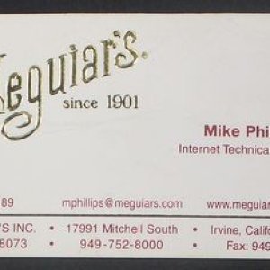 Mike Phillips Business Cards