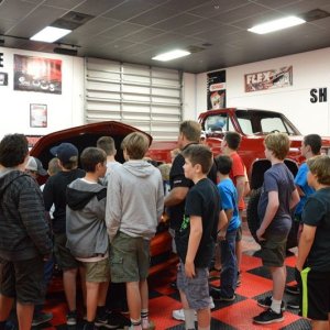 Boy Scouts Troop 840 at Autogeek with Mike Phillips 2017
