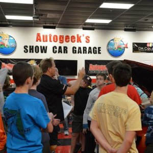 Boy Scouts Troop 840 at Autogeek with Mike Phillips 2017
