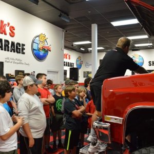 Boy Scouts Troop 840 at Autogeek with Mike Phillips 2017