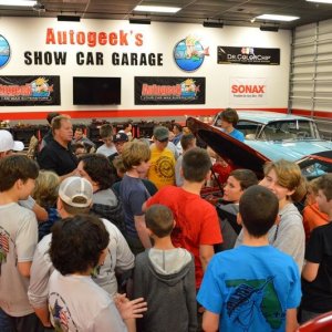 Boy Scouts Troop 840 at Autogeek with Mike Phillips 2017