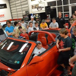 Boy Scouts Troop 840 at Autogeek with Mike Phillips 2017