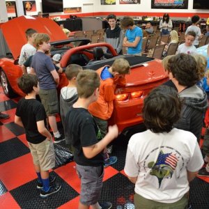 Boy Scouts Troop 840 at Autogeek with Mike Phillips 2017