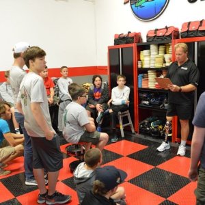 Boy Scouts Troop 840 at Autogeek with Mike Phillips 2017