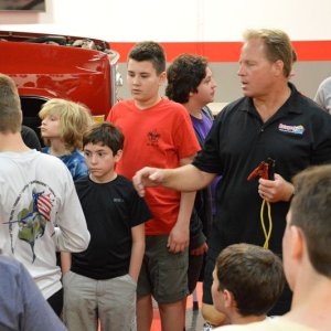 Boy Scouts Troop 840 at Autogeek with Mike Phillips 2017