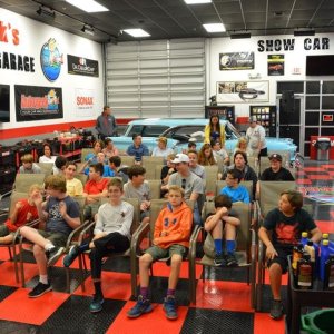 Boy Scouts Troop 840 at Autogeek with Mike Phillips 2017