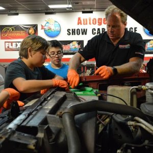Boy Scouts Troop 840 at Autogeek with Mike Phillips 2017