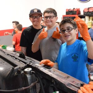 Boy Scouts Troop 840 at Autogeek with Mike Phillips 2017