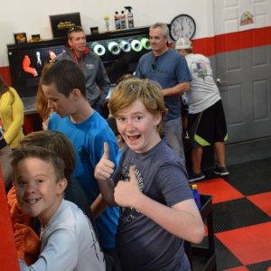 Boy Scouts Troop 840 at Autogeek with Mike Phillips 2017